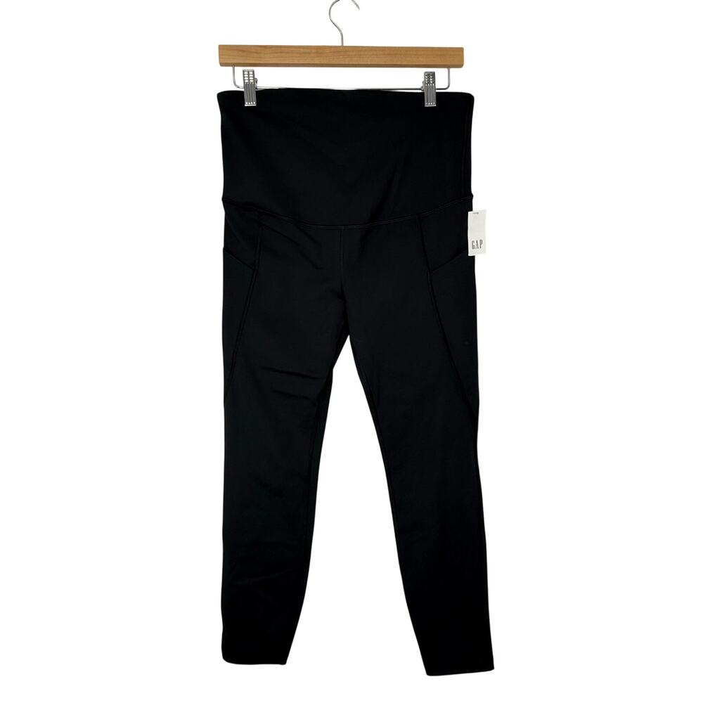 GapFit Maternity Blackout Technology High Rise Leggings Black Size S
